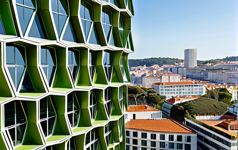 자연 형태 디자인에 대한 해외 사례 분석 - Biomimetic Architecture**

"A modern office building with a honeycomb-inspired facade, fully clothed...