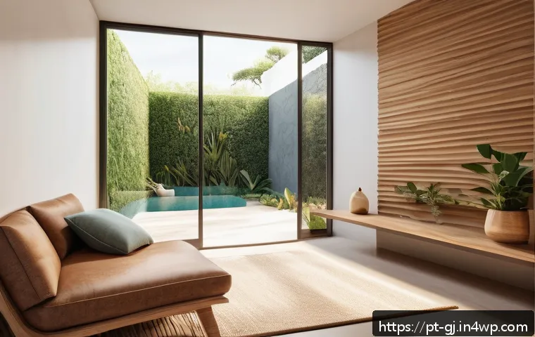 자연 형태 디자인에서의 사용자 경험의 중요성 - A serene digital interface concept featuring organic shapes with smooth, flowing curves inspired by ...